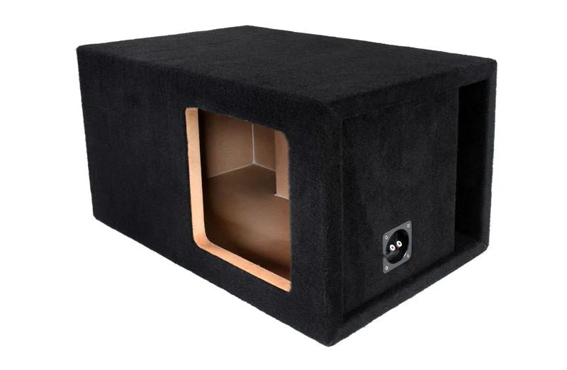 8SXK Black Carpeted Atrend 8" Single Kicker L7X Subwoofer Vented Box (Unloaded Enclosure)