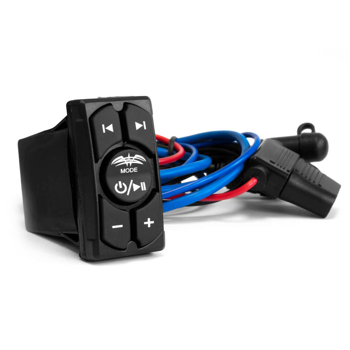 WW-BT RS Wet Sounds Marine Bluetooth Rocker Switch Receiver with Volume Control Weatherproof Bluetooth Streaming