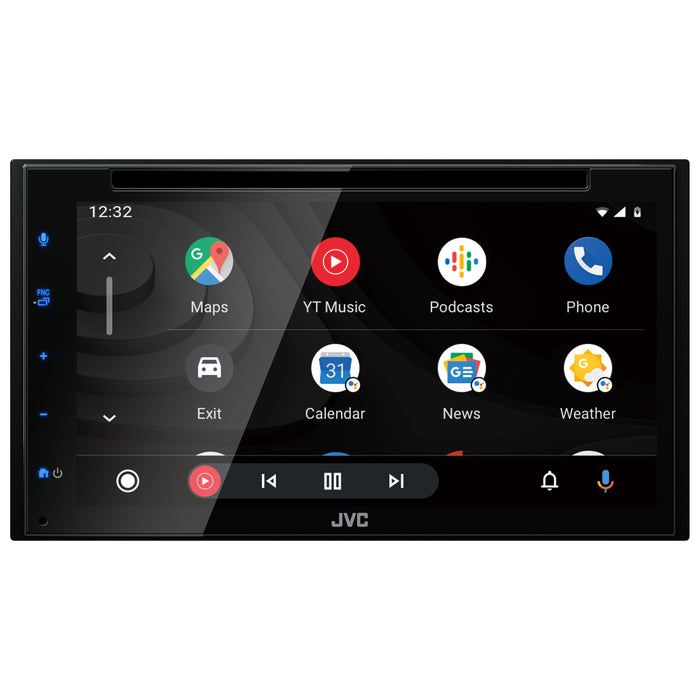 KW-V660BT JVC Digital Multimedia CD/DVD Receiver 6.8” Double-Din Touchscreen Head Unit with CarPlay and Android Auto, AM/FM, Bluetooth, USB Port, SiriusXM Ready, Car Radio