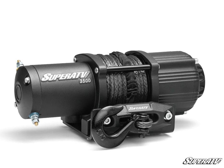 WN-3500 SuperATV 3500 Lb. UTV/ATV Winch With Wireless Remote & Synthetic Rope