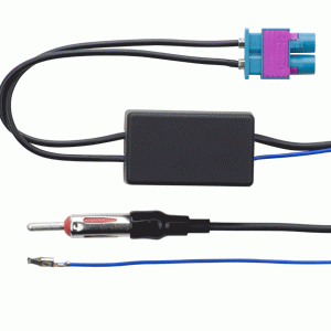 40-EU56 METRA Audi/BMW/VW Dual Fakra Powered Antenna Adapter Cable 2005-Up