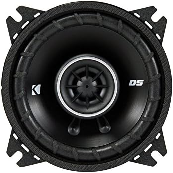43DSC404 KICKER DS Series 4" Inch Coaxial 2 Way Speakers Factory Upgrade 30W RMS 120W Peak 4 Ohm Car Audio (Pair)