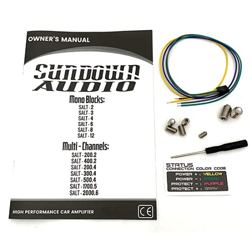 A-SALT2 Sundown Audio SALT Series Monoblock Digital Class-D Subwoofer Amplifier (SALT-2 2000W RMS 1 OHM Stable)
