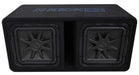 44DL7S122 KICKER 12" Solo-Baric L7S Subwoofer Dual Loaded Enclosure Ported 1500W RMS 2 Ohm - Pro Audio Center