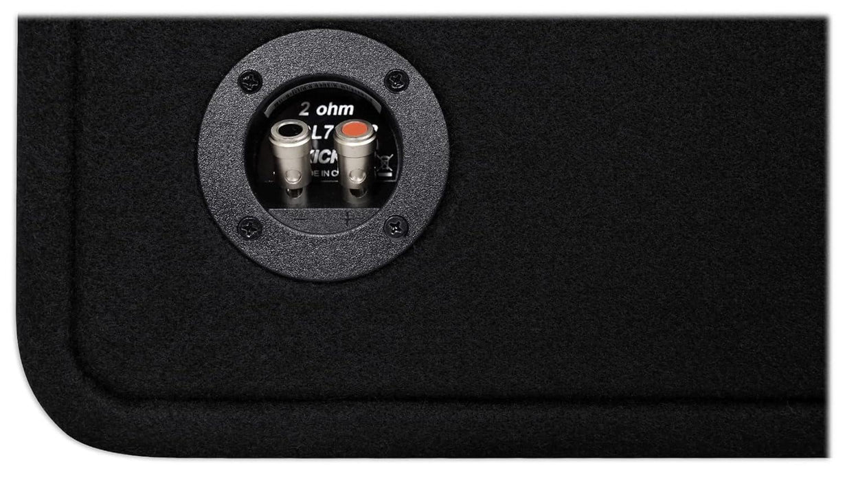 44DL7S122 KICKER 12" Solo-Baric L7S Subwoofer Dual Loaded Enclosure Ported 1500W RMS 2 Ohm - Pro Audio Center