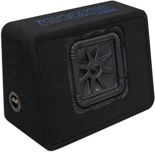 44TL7S102 KICKER 10" Solo-Baric L7S Subwoofer Single Loaded Enclosure Ported 600W RMS 2 Ohm - Pro Audio Center