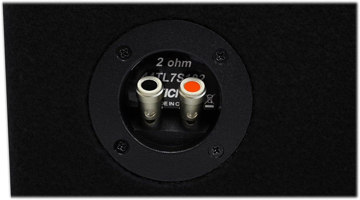 44TL7S102 KICKER 10" Solo-Baric L7S Subwoofer Single Loaded Enclosure Ported 600W RMS 2 Ohm - Pro Audio Center