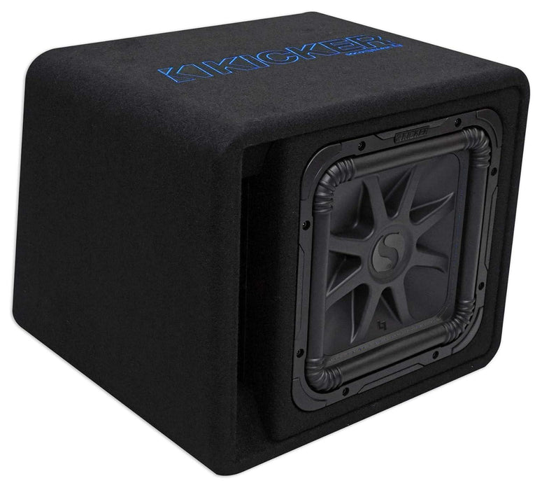 44VL7S122 KICKER 12" Solo-Baric L7S Subwoofer Single Loaded Enclosure Ported 750W RMS 2 Ohm - Pro Audio Center