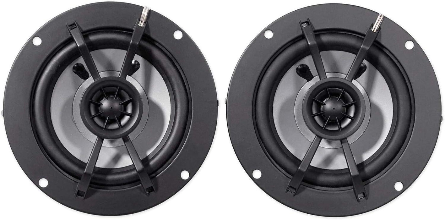 45KM44 KICKER KM Series 4" Inch Coaxial 2 Way Marine Waterproof Speakers 50W RMS 4 Ohm (Pair) - Pro Audio Center