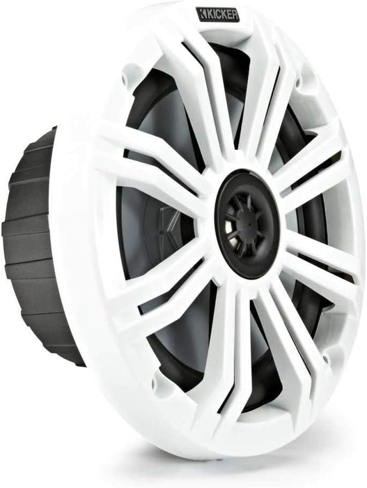 45KM654 KICKER KM Series 6.5" 6 1/2 Inch Coaxial 2 Way Marine Waterproof Speakers 65W RMS 4 Ohm (Pair) - Pro Audio Center