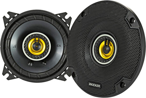 46CSC44 KICKER CS Series 4" Inch Coaxial 2 Way Speakers 50W RMS 150W Peak 4 Ohm Car Audio (Pair) - Pro Audio Center