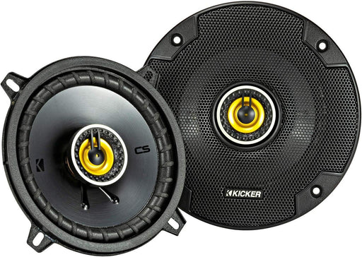 46CSC54 KICKER CS Series 5.25" 5 1/4" Coaxial 2 Way Speakers 75W RMS 225W Peak 4 Ohm Car Audio (Pair) - Pro Audio Center