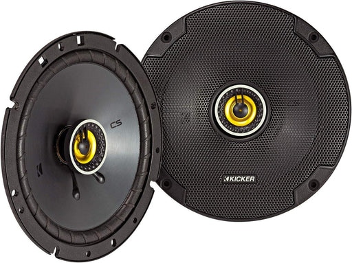 46CSC674 KICKER CS Series 6.75" 6 3/4" Coaxial 2 Way Speakers 100W RMS 300W Peak 4 Ohm Car Audio (Pair) - Pro Audio Center