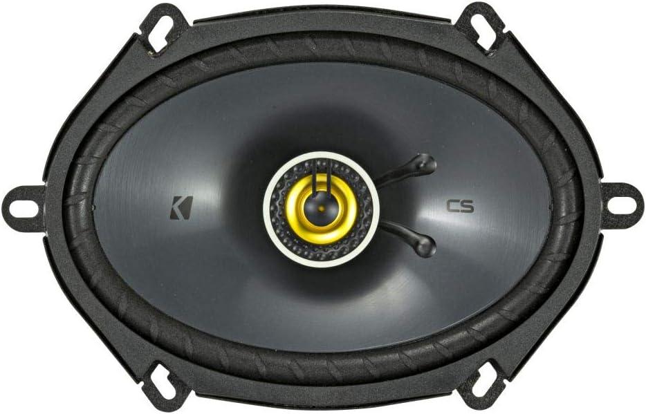 46CSC684 KICKER CS Series 6x8" Coaxial 2 Way Speakers 75W RMS 225W Peak 4 Ohm Car Audio (Pair) - Pro Audio Center