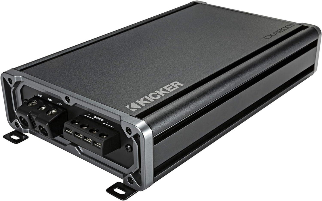 46CXA12001T KICKER CXA1200.1 1200 Watt RMS Mono Class D Car Audio Subwoofer Amplifier 2400W Peak 1 Ohm Stable - Pro Audio Center