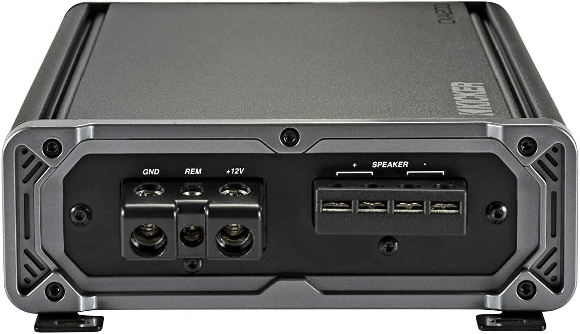 46CXA12001T KICKER CXA1200.1 1200 Watt RMS Mono Class D Car Audio Subwoofer Amplifier 2400W Peak 1 Ohm Stable - Pro Audio Center
