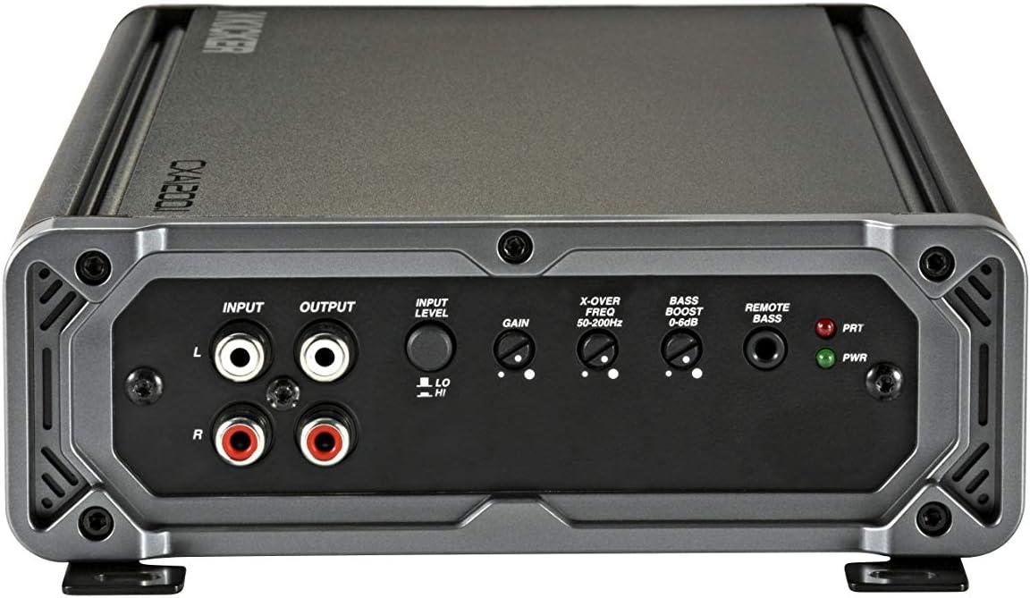 46CXA12001T KICKER CXA1200.1 1200 Watt RMS Mono Class D Car Audio Subwoofer Amplifier 2400W Peak 1 Ohm Stable - Pro Audio Center
