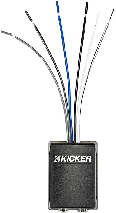 46KISLOC2 KICKER Speaker Wire-to-RCA Line-Out Converter 2 Channel w/LOC+12v Turn on Lead - Pro Audio Center