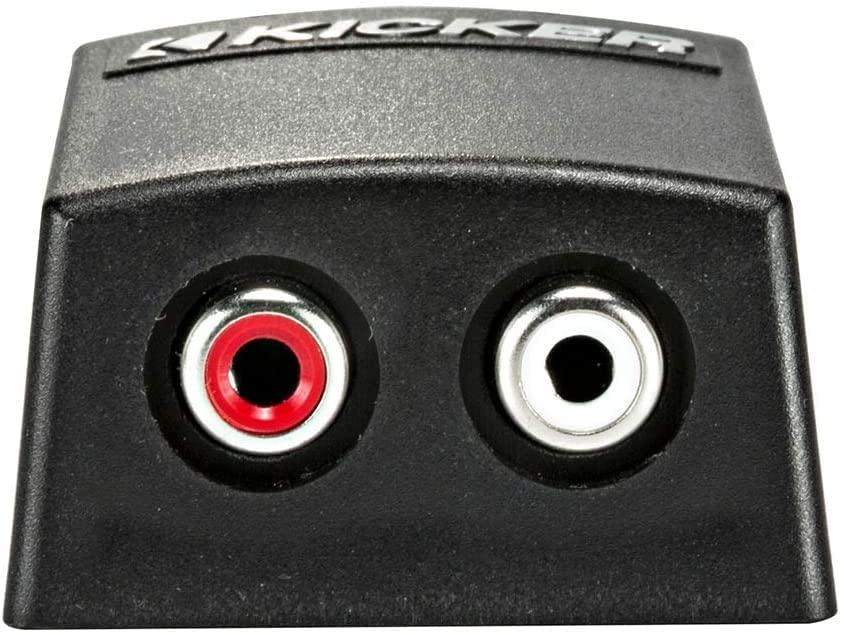 46KISLOC2 KICKER Speaker Wire-to-RCA Line-Out Converter 2 Channel w/LOC+12v Turn on Lead - Pro Audio Center