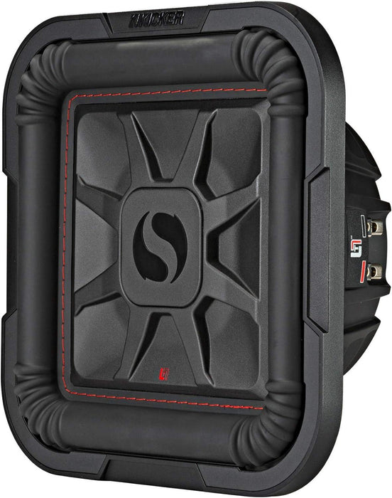 46L7T102 KICKER 10" L7T Thin Solo-Baric Square Subwoofer Sub 500W RMS 2 Ohm DVC - Pro Audio Center