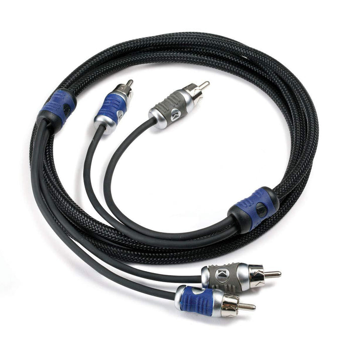46QI22 KICKER Q-Series 2-Channel RCA Interconnects, 2.0 Meter - Pro Audio Center