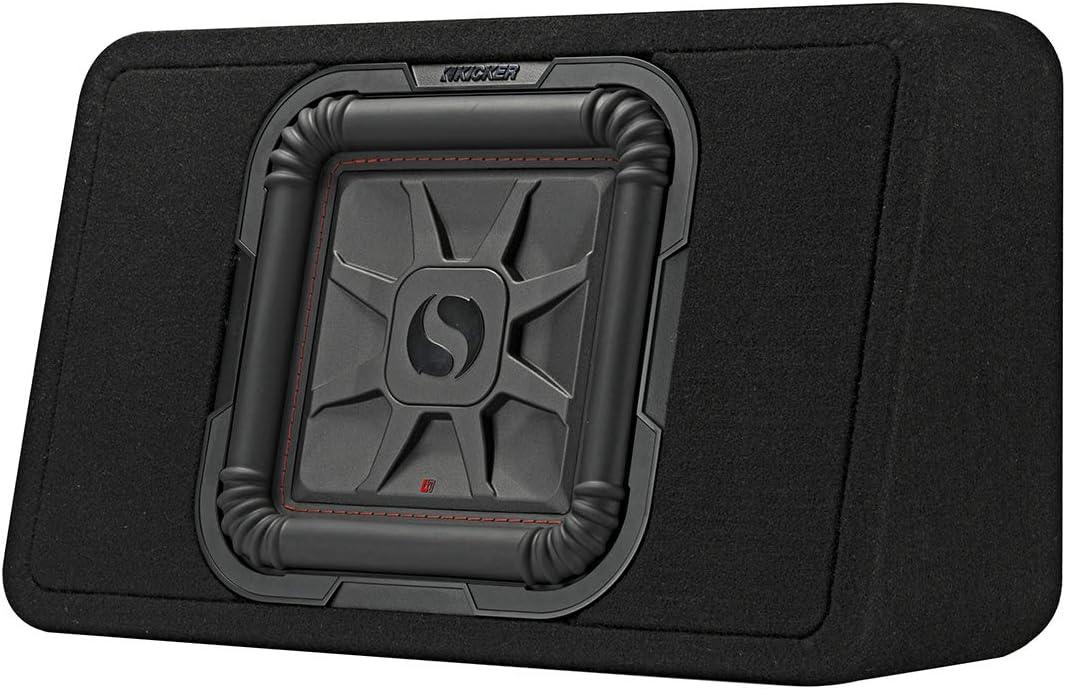 46TL7T102 KICKER 10" L7T Subwoofer Single Loaded Enclosure 500W RMS 2 Ohm - Pro Audio Center