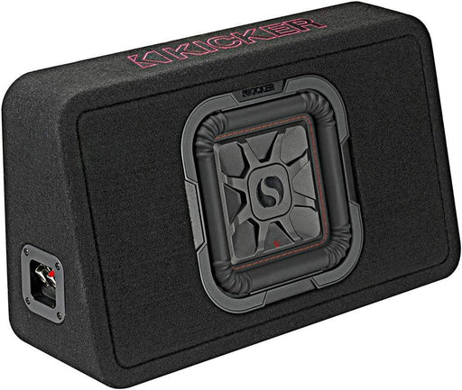 46TL7T82 KICKER 8" L7T Subwoofer Single Loaded Enclosure 350W RMS 2 Ohm - Pro Audio Center