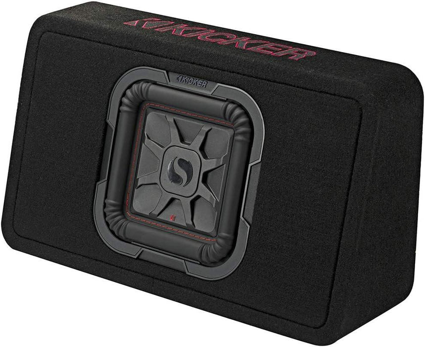 46TL7T82 KICKER 8" L7T Subwoofer Single Loaded Enclosure 350W RMS 2 Ohm - Pro Audio Center