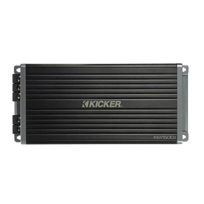 47KEY5001 KICKER KEY500.1 500W Mono Subwoofer Car Audio Amplifier w/Auto-EQ/Processor (Smart Amp) - Pro Audio Center