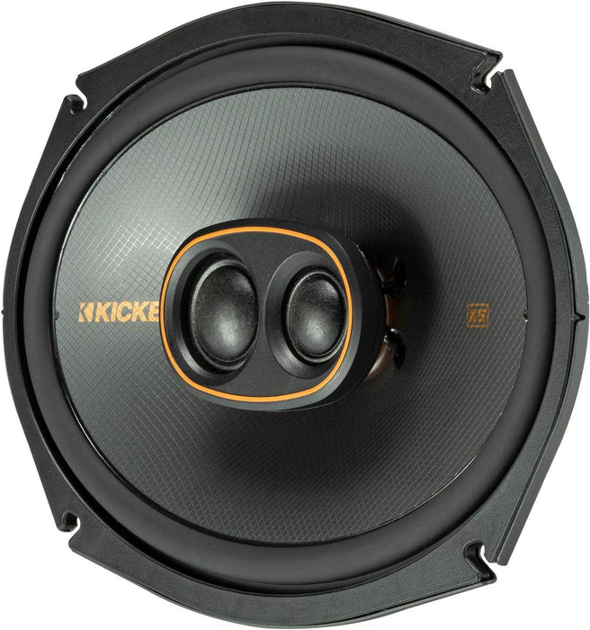 47KSC69304 KICKER KS Series 6x9 Inch Triaxial 3 Way Coaxial Speakers 150W RMS 4 Ohm Car Audio (Pair) - Pro Audio Center