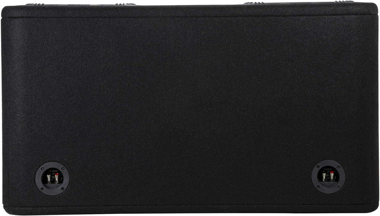 47QL7R122 KICKER Quad Box (4) 12" Solo-Baric L7R Subwoofer Loaded Enclosure Ported 2400W RMS w/Two Separate 2 Ohm Terminals - Pro Audio Center