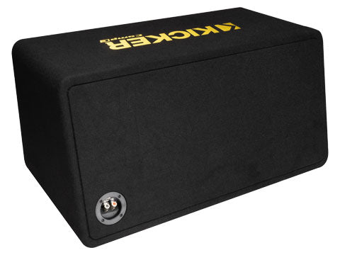 50DCWC122 KICKER 12" CompC Subwoofer Dual Loaded Enclosure Ported 600W RMS 2 Ohm