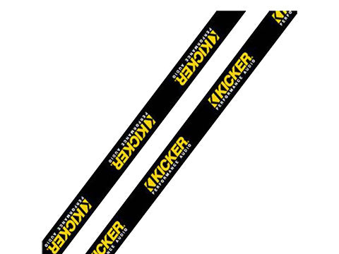 KICKER Keychain Lanyard Kicker Performance Audio Logo (Black)