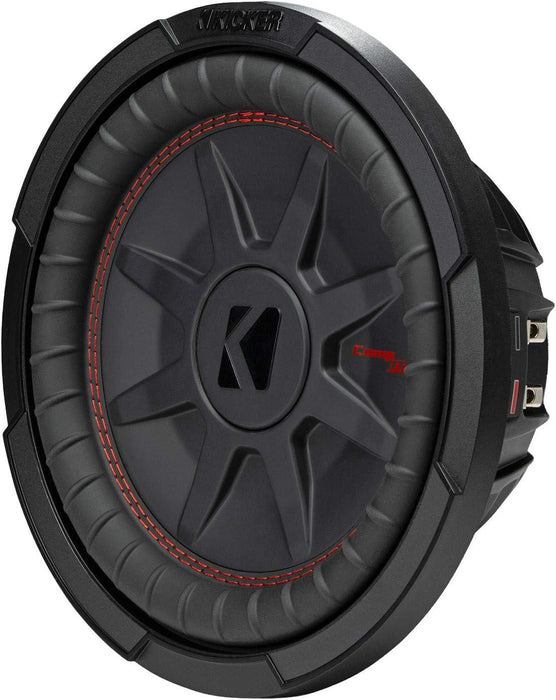 48CWRT102 KICKER 10" CompRT Thin Profile Subwoofer Sub 400W RMS 2 Ohm DVC - Pro Audio Center