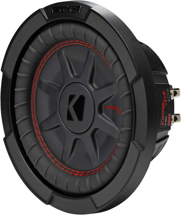 48CWRT82 KICKER 8" CompRT Thin Profile Subwoofer Sub 300W RMS 2 Ohm DVCp - Pro Audio Center