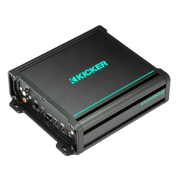 48KMA1502 KICKER KMA150.2 150W RMS 2x75 Stereo 2-Channel Marine Amplifier - Pro Audio Center