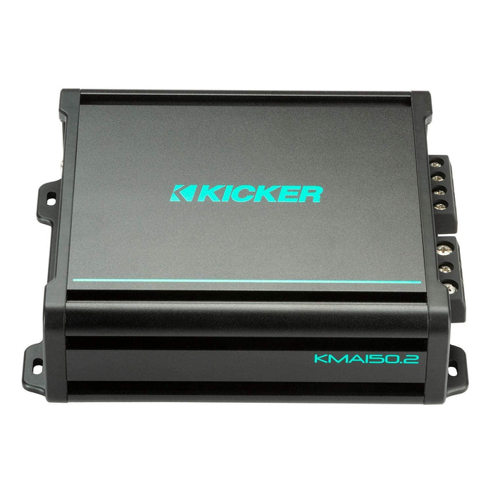 48KMA1502 KICKER KMA150.2 150W RMS 2x75 Stereo 2-Channel Marine Amplifier - Pro Audio Center