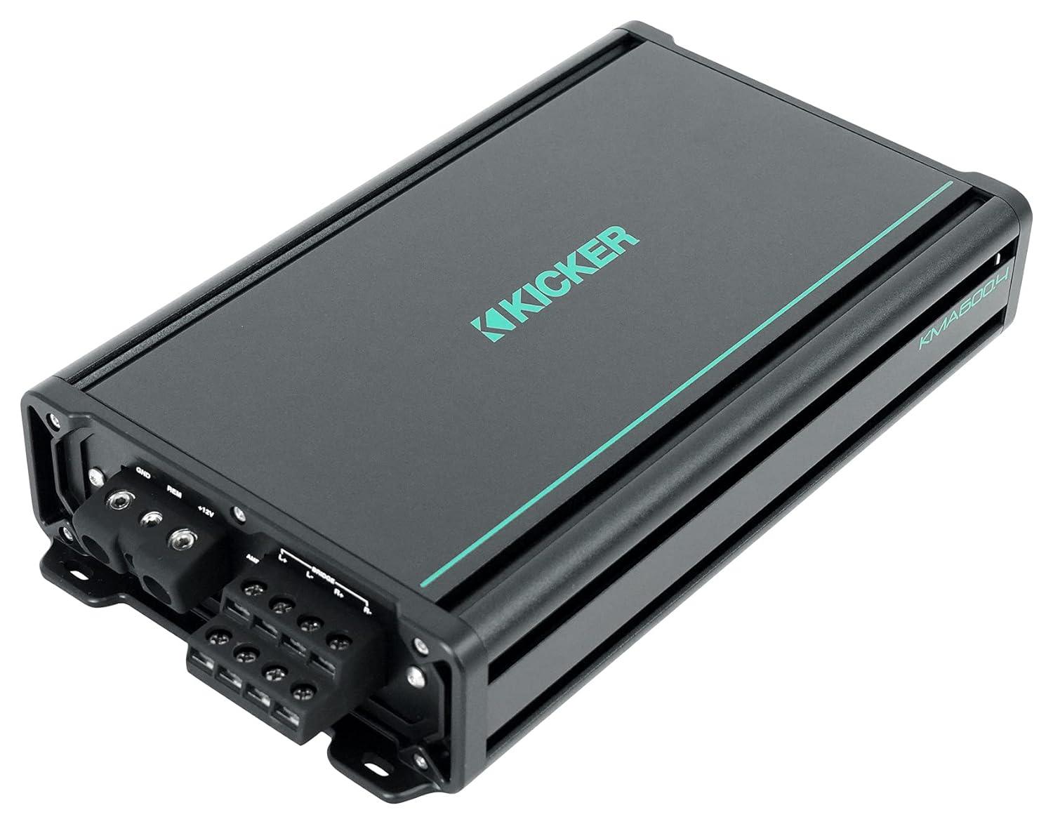48KMA6004 KICKER KMA600.4 600W RMS 4x150 4Channel Marine Amplifier