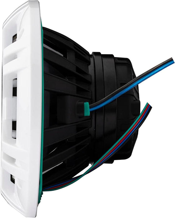 48KMXL694 KICKER KMXL Series 6x9" Inch Marine Horn Loaded Compression Driver w/LEDs Coaxial Speaker 4-Ohm (Pair) - Pro Audio Center