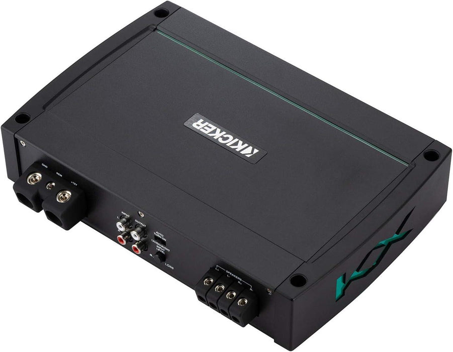 48KXMA12002 KICKER KXMA1200.2 1200W RMS 2x600 2-Channel Full Range Marine Amplifier - Pro Audio Center