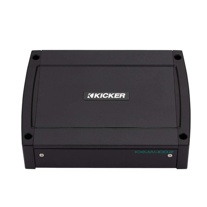 48KXMA4002 KICKER KXMA400.2 400W RMS 2x200 2-Channel Full Range Marine Amplifier - Pro Audio Center