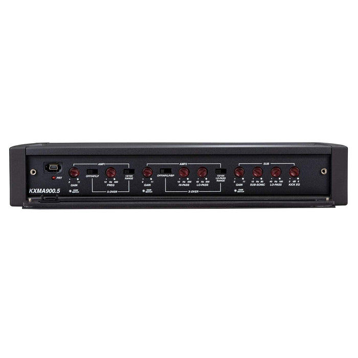 48KXMA9005 KICKER KXMA900.5 900W RMS 4x125/1x400 5-Channel Marine Amplifier - Pro Audio Center