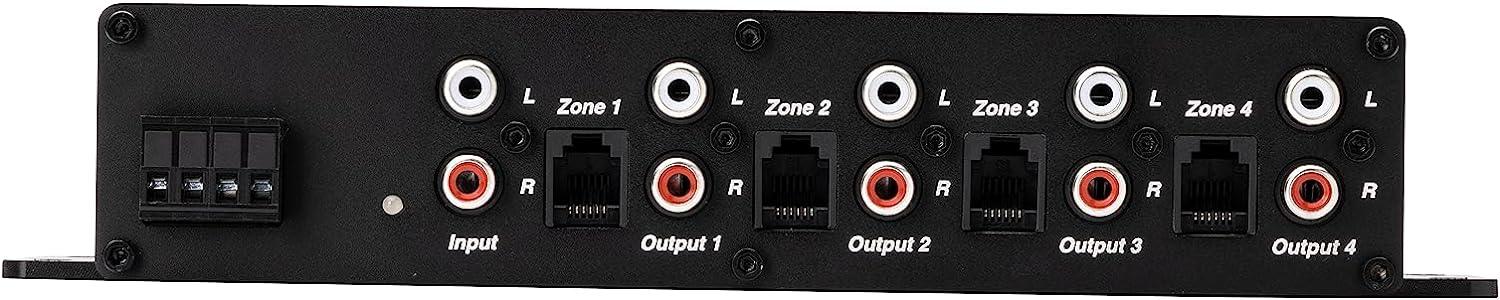 48KXMARLC KICKER Marine Wired Remote Level Control, Independent Volume Control for 4 Zones, Compatible with All Amplifiers, Line-Driver RCA Pre-Amp Design - Pro Audio Center