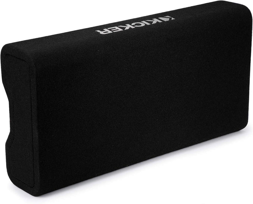 48TRTP102 KICKER 10" CompRT Subwoofer Single Loaded Down Firing Enclosure 400W RMS 2 Ohm - Pro Audio Center