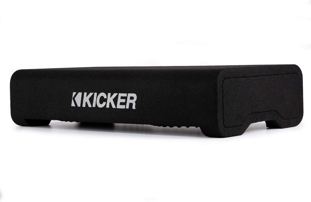 48TRTP122 KICKER 12" CompRT Subwoofer Single Loaded Down Firing Enclosure 500W RMS 2 Ohm - Pro Audio Center