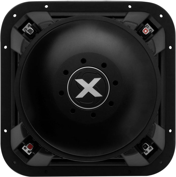 49L7X121 KICKER Solo-X 12" L7X High Excursion SPL Competition Square Subwoofer Sub 2000W RMS 1 Ohm DVC - Pro Audio Center