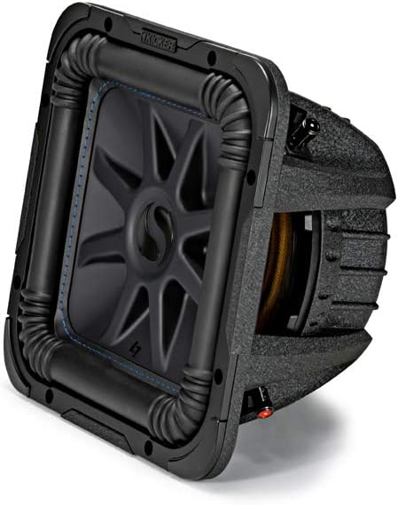 44L7S102 KICKER 10" L7S Solo-Baric Square Subwoofer Sub 600W RMS 2 Ohm DVC