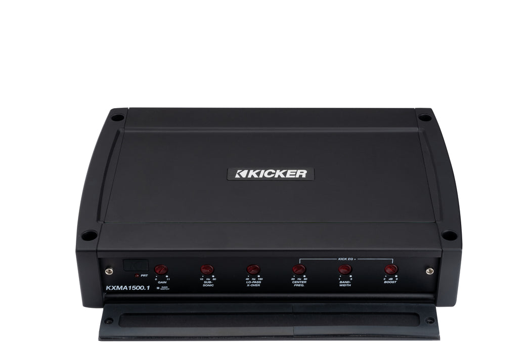 51KXMA15001 KICKER KXMA1500.1  Marine Subwoofer Amplifier 1500W RMS Mono Weather Resistant Class D Sub Amp