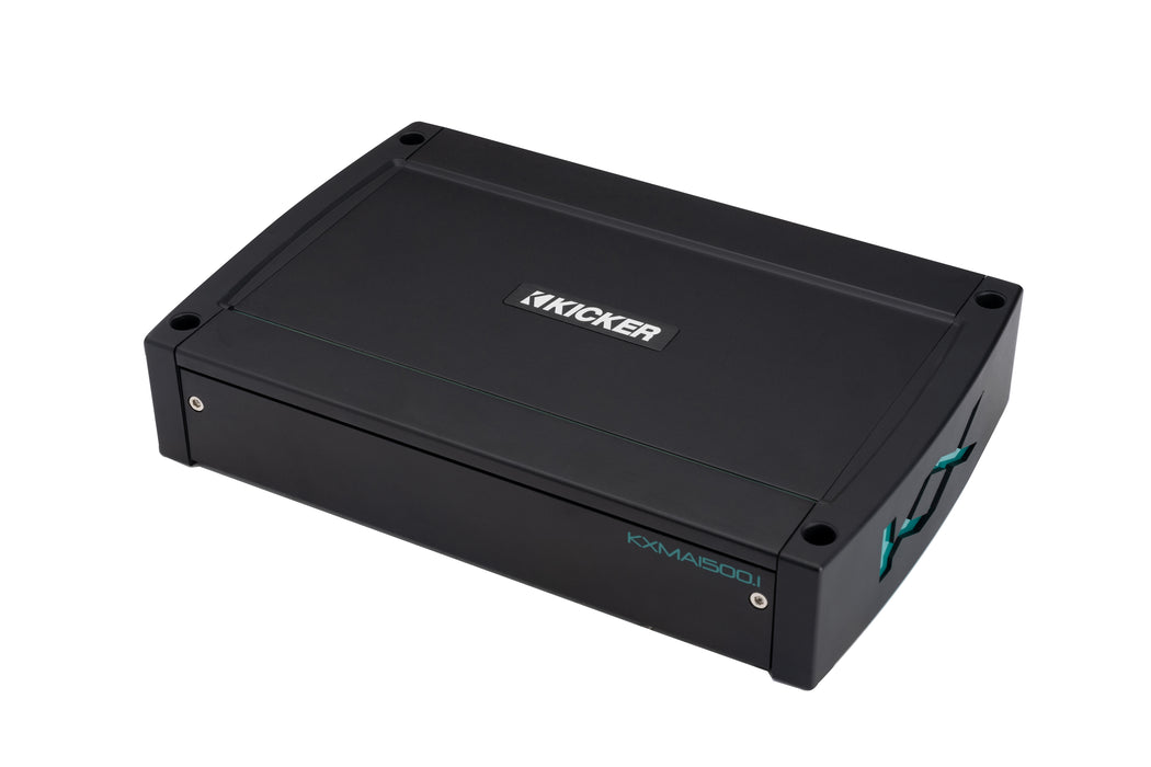 51KXMA15001 KICKER KXMA1500.1 Marine Subwoofer Amplifier 1500W RMS Mono Weather Resistant Class D Sub Amp