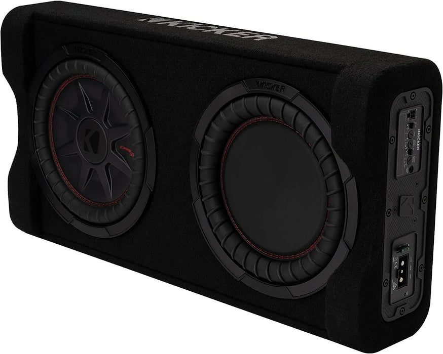51PTRTP10 KICKER Powered 10" Subwoofer 400W RMS Powered Down Firing Loaded Enclosure